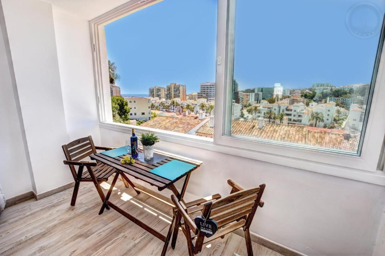 Benalmádena Apartamento amplio, soleado y con vista panorámica a 400 metros de la playa Exterior foto